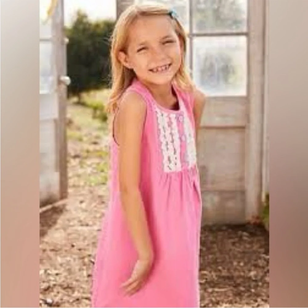 Matilda Jane Sleeveless Dress. Girl’s Sz-6 Pink | Ruffles | Dazzling Dream Dress